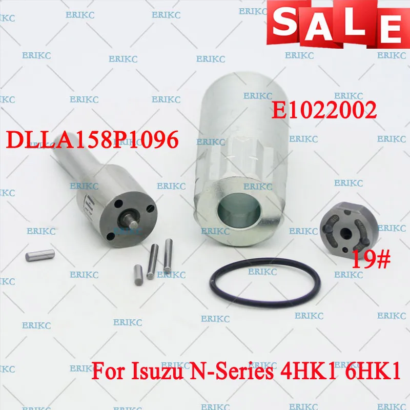 ERIKC 095000-8900 8901 Fuel Injector Overhaul Repair Kits Nozzle DLLA158P1096 Valve Plate, Pin, Sealing Ring for Isuzu 4JJ1 3.0L
ERIKC 095000-8900 8901 Fuel Injector Overhaul Repair Kits Nozzle DLLA158P1096 Valve Plate, Pin, Sealing Ring for Isuzu 4JJ1 3.0L