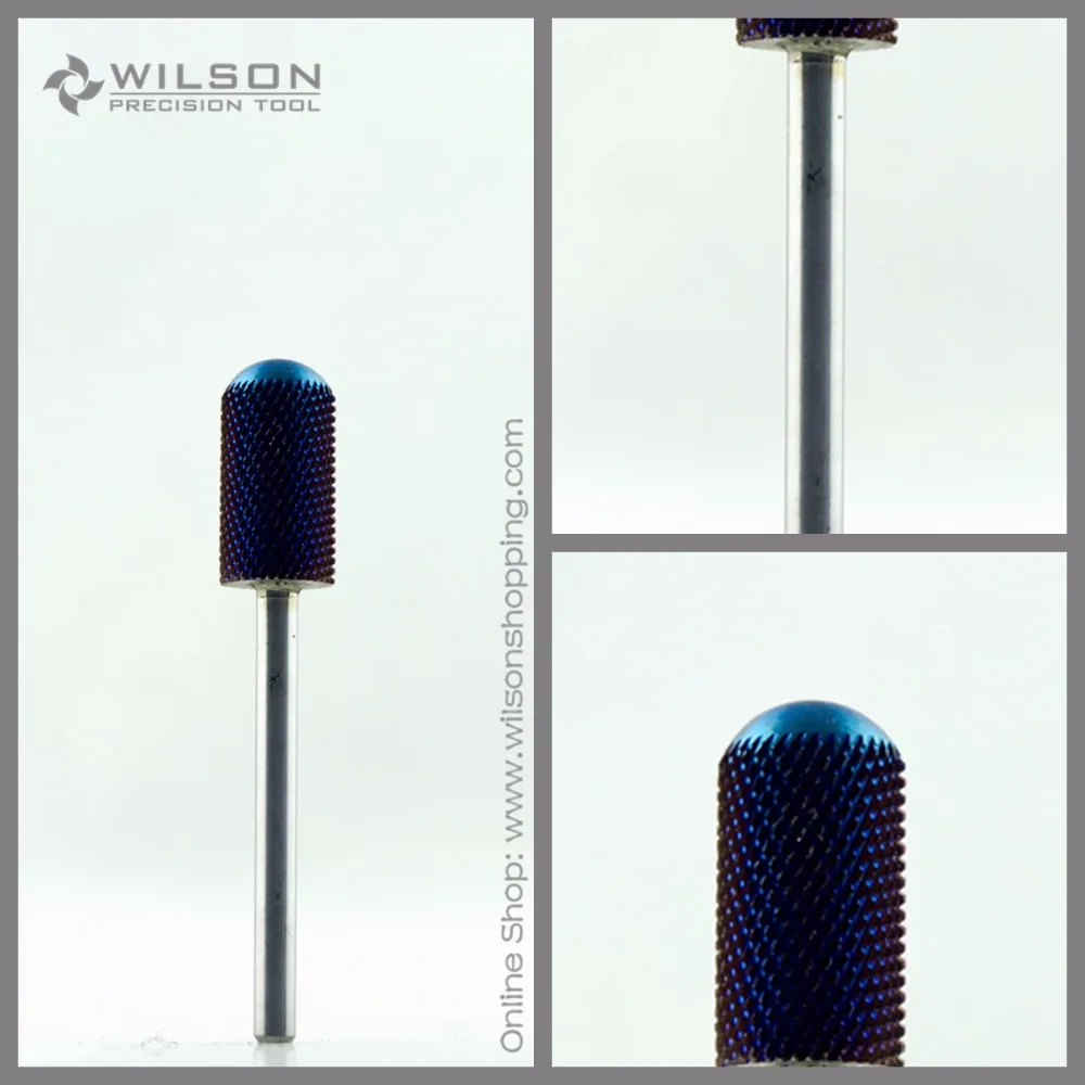 Large Smooth Top Fine (F-1130057) Blue Nano Coating WILSON Carbide Nail Bit For Electric Manicure Drill manicure filing
Large Smooth Top Fine (F-1130057) Blue Nano Coating WILSON Carbide Nail Bit For Electric Manicure Drill manicure filing