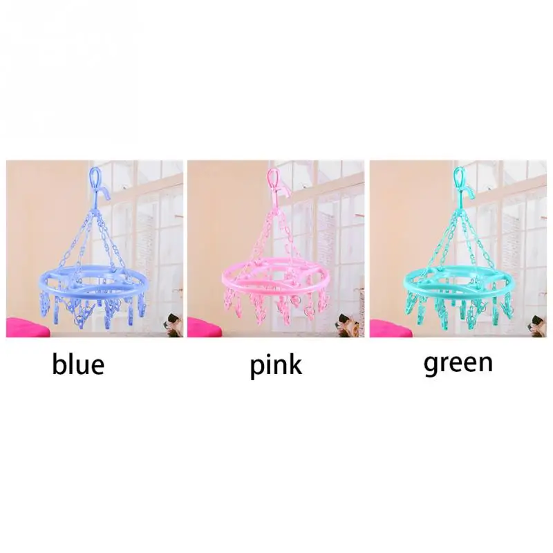 18Pcs Clothing Hanging Clips Plastic Multifunctional Round Spring Clothes Hanger Clothing Dryer Rack with Clip
18Pcs Clothing Hanging Clips Plastic Multifunctional Round Spring Clothes Hanger Clothing Dryer Rack with Clip
