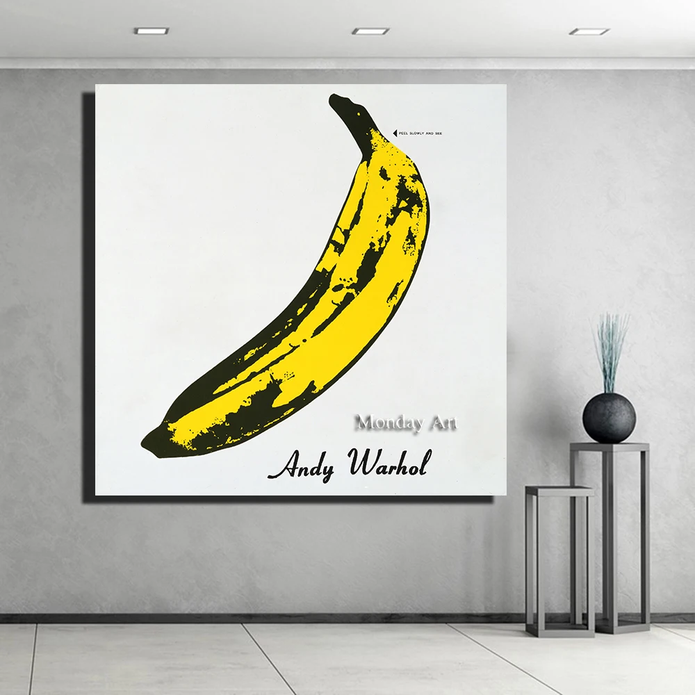 Modern Andy and Warhol Oil Painting Banana Canvas Art Wall stilllife Pictures For Living Room hand painted Home Decor best gift
Modern Andy and Warhol Oil Painting Banana Canvas Art Wall stilllife Pictures For Living Room hand painted Home Decor best gift