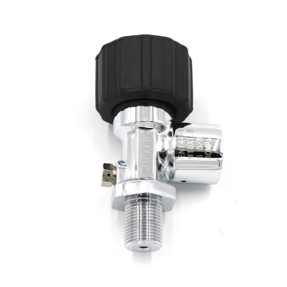 PCP Пейнтбол вкл/выкл клапаны M18x1.5 300 бар 4500psi G5/8 Женский цилиндр высокого давления