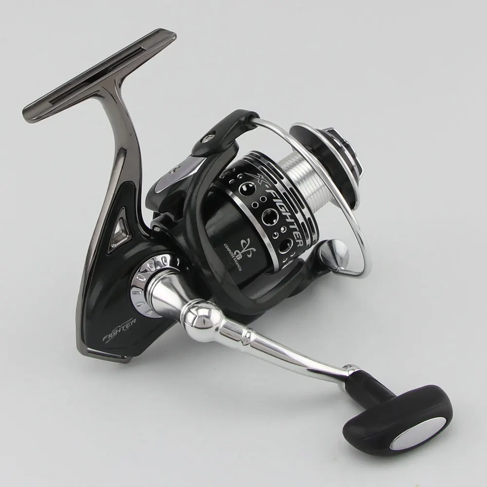 Quality XF1000-6000 11+1BB 5.1:1 Metal Spinning Fishing Reel Carp Fishing Wheel Spinning Reel Metal Spool Metal handle Metal Leg
Quality XF1000-6000 11+1BB 5.1:1 Metal Spinning Fishing Reel Carp Fishing Wheel Spinning Reel Metal Spool Metal handle Metal Leg
