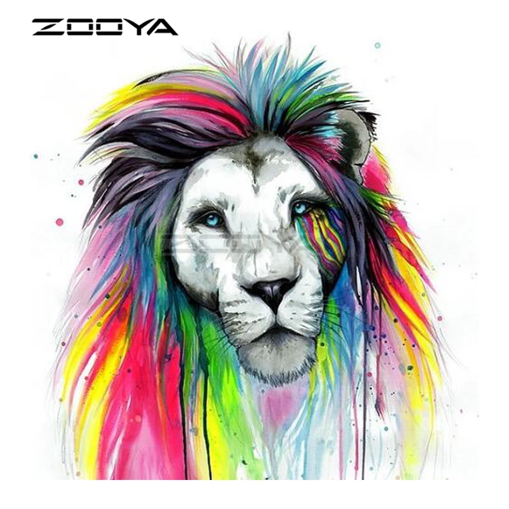 ZOOYA Diamond Embroidery DIY Diamond Painting Color Lion Head Painting Diamond Painting Cross Stitch Rhinestone Mosaic BK05
ZOOYA Diamond Embroidery DIY Diamond Painting Color Lion Head Painting Diamond Painting Cross Stitch Rhinestone Mosaic BK05