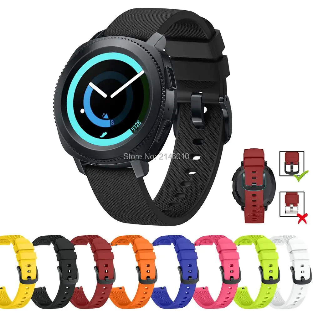 20mm Strap For Samsung Gear Sport Black Metal Buckle Band Silicone Watchband For Samsung Gear S2 Classic
20mm Strap For Samsung Gear Sport Black Metal Buckle Band Silicone Watchband For Samsung Gear S2 Classic