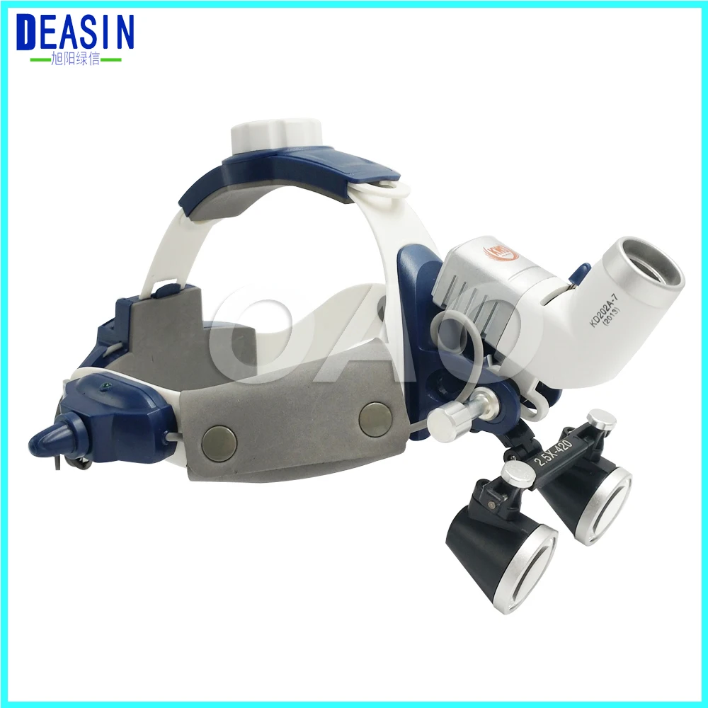 Hot Sale Good Quality 5W LED Surgical Head Light dental Lamp All-in-Ones Headlight with loupes 2.5X , 3.5 Dental Loupes
Hot Sale Good Quality 5W LED Surgical Head Light dental Lamp All-in-Ones Headlight with loupes 2.5X , 3.5 Dental Loupes