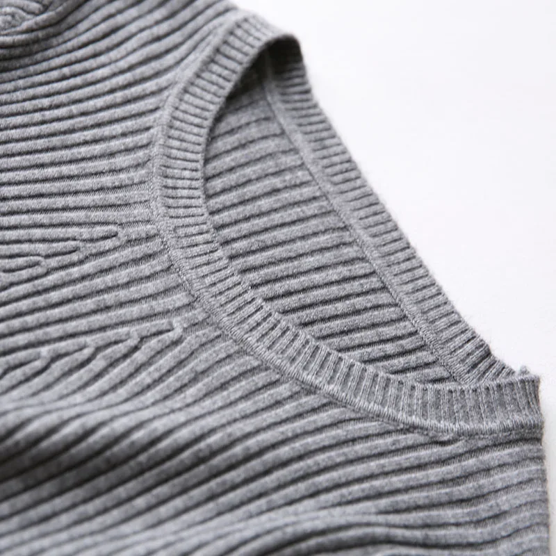 Z20 хлопковый шерстяной свитер осеннее нижнее белье с круглым вырезом и длинными