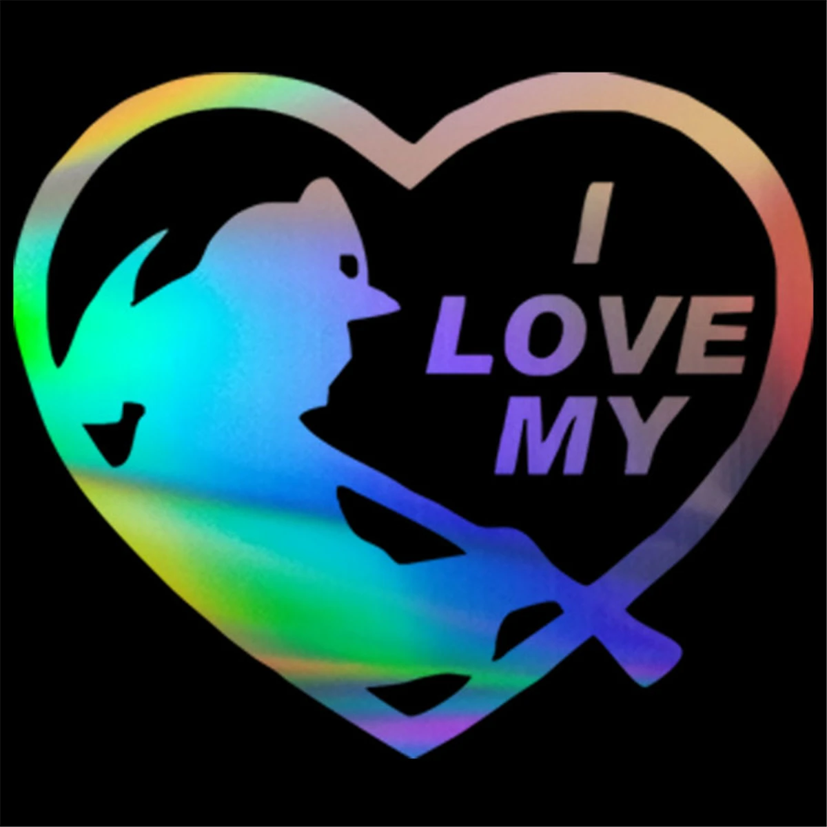 Виниловая наклейка Fireman I Love My Sticker для окна автомобиля лобового стекла бампера