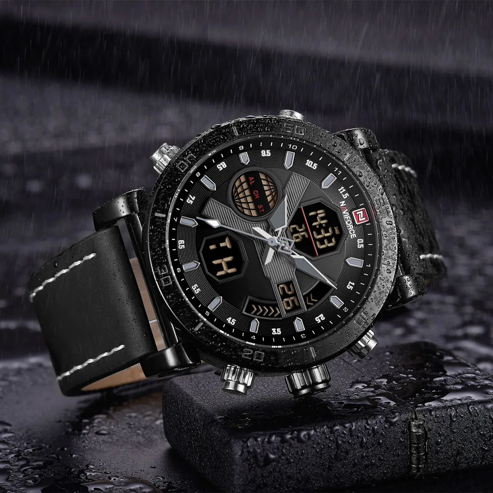 New NAVIFORCE Brand Men Watch Analog Quartz Wristwatch Waterproof Male Clock Date Display Relojes Para Hombre Dual Display Watch
New NAVIFORCE Brand Men Watch Analog Quartz Wristwatch Waterproof Male Clock Date Display Relojes Para Hombre Dual Display Watch