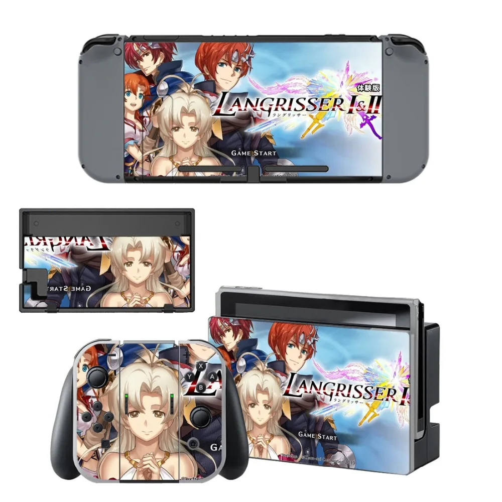 Langrisser кожи Стикеры vinilo для Nintendo переключатель s скины Switch NS консоли и джойстиков
