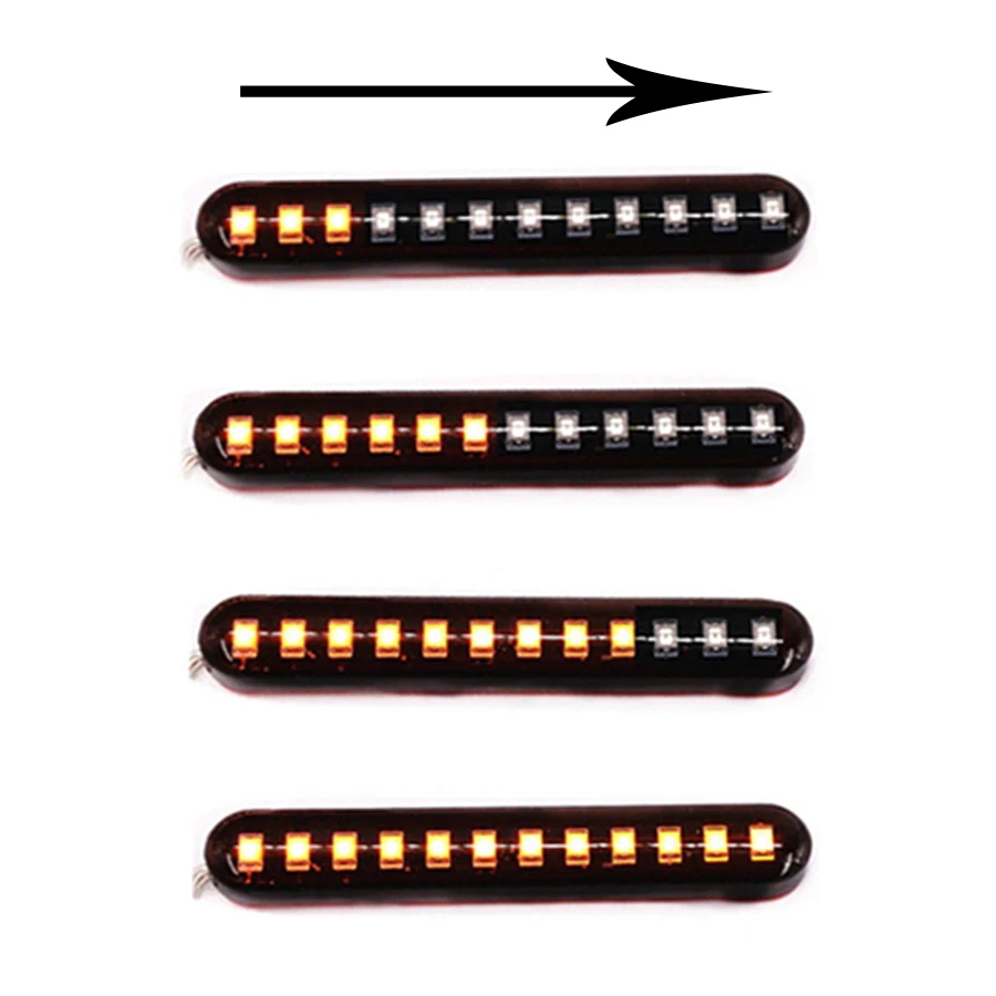 Universal 2x Sequential Flowing Motorcycle License Plate 24 LED Mini Strips Led Turn Signal Light Indicator Waterproof
Universal 2x Sequential Flowing Motorcycle License Plate 24 LED Mini Strips Led Turn Signal Light Indicator Waterproof