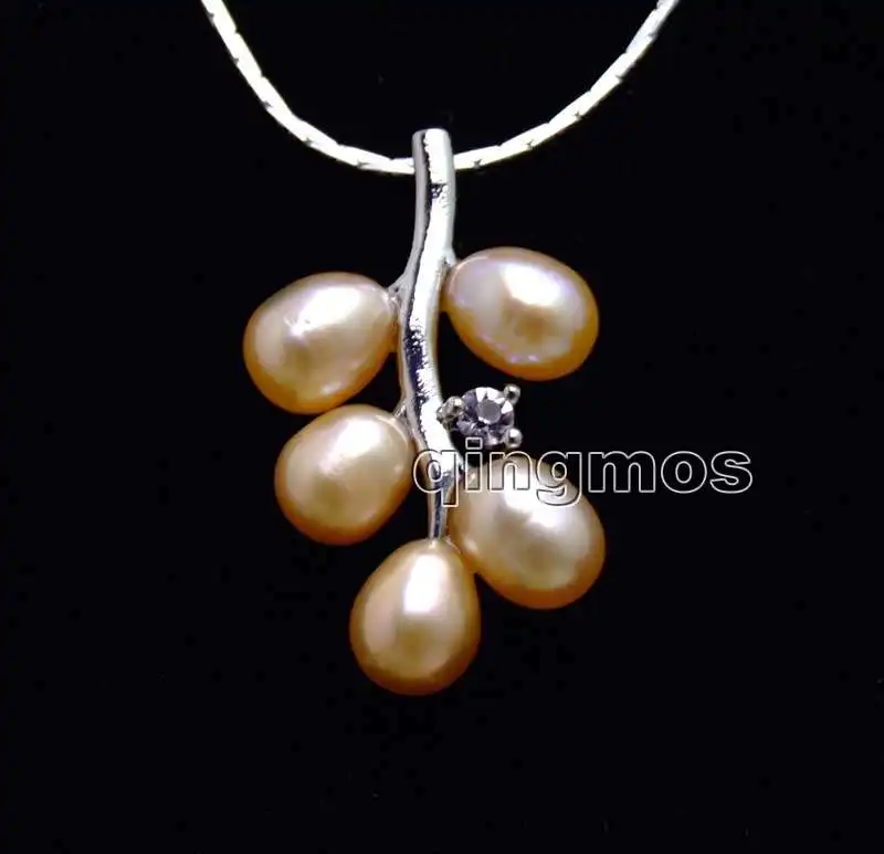 6-7mm Pink Rice Natural Pearl with 18*28mm Grape Pendant free 17" Silver plated Chain-nec6236 Wholesale/retail Free ship
6-7mm Pink Rice Natural Pearl with 18*28mm Grape Pendant free 17" Silver plated Chain-nec6236 Wholesale/retail Free ship