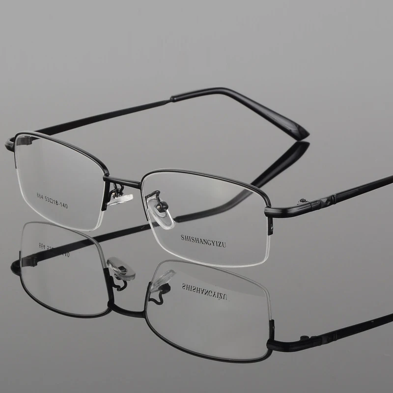 Men Glasses Half Rim Eyeglasses Alloy Metal Frame Optical Lens Prescription Eye Glasses Frame Eyewear Black Gray Gold Silver
Men Glasses Half Rim Eyeglasses Alloy Metal Frame Optical Lens Prescription Eye Glasses Frame Eyewear Black Gray Gold Silver