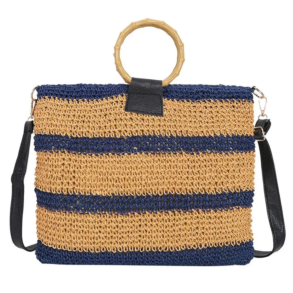 Fashion Women's Weaving Zipper Orange Stripe Shoulder Straw Hand Messenger banquet travel Bag large purses and handbags
Fashion Women's Weaving Zipper Orange Stripe Shoulder Straw Hand Messenger banquet travel Bag large purses and handbags