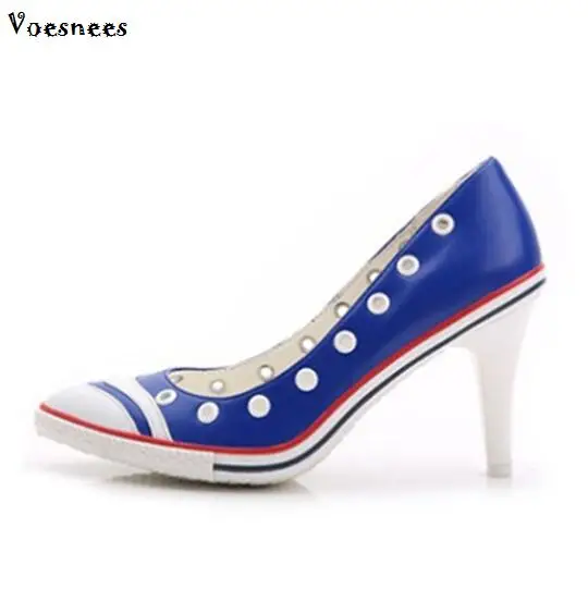 2019 Shoes Woman Autumn New European and American Fashion Female Single Shoes Rrivet High 8cm With Fine Shallow Mouth Shoes Pump
2019 Shoes Woman Autumn New European and American Fashion Female Single Shoes Rrivet High 8cm With Fine Shallow Mouth Shoes Pump