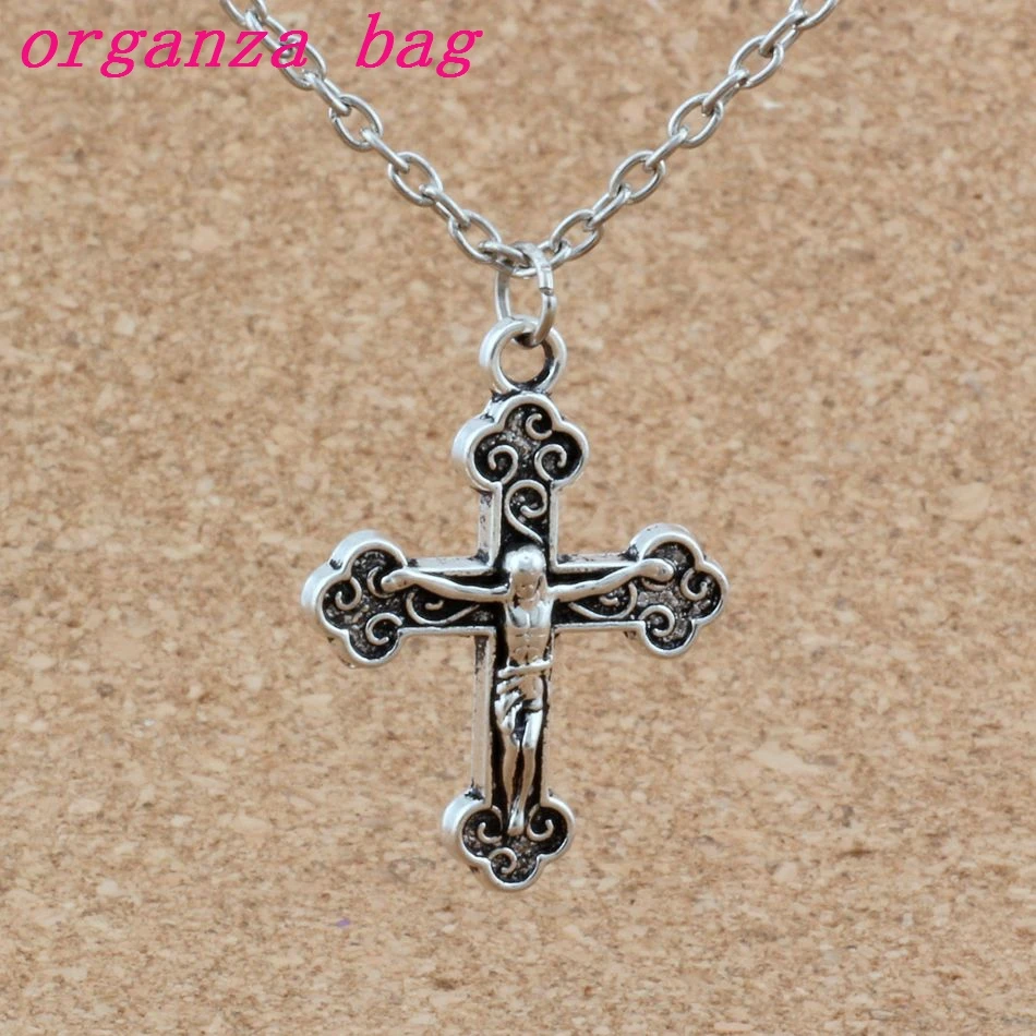 20pcs Jesus Christ Crucifix Cross Religious Charms Pendant Necklaces Zinc Alloy Jewelry DIY 18inches Clavicle Necklace
20pcs Jesus Christ Crucifix Cross Religious Charms Pendant Necklaces Zinc Alloy Jewelry DIY 18inches Clavicle Necklace