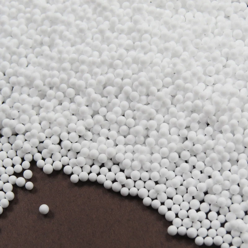 Оптовая продажа белые пенопластовые шарики 2 3 мм для изготовления снега