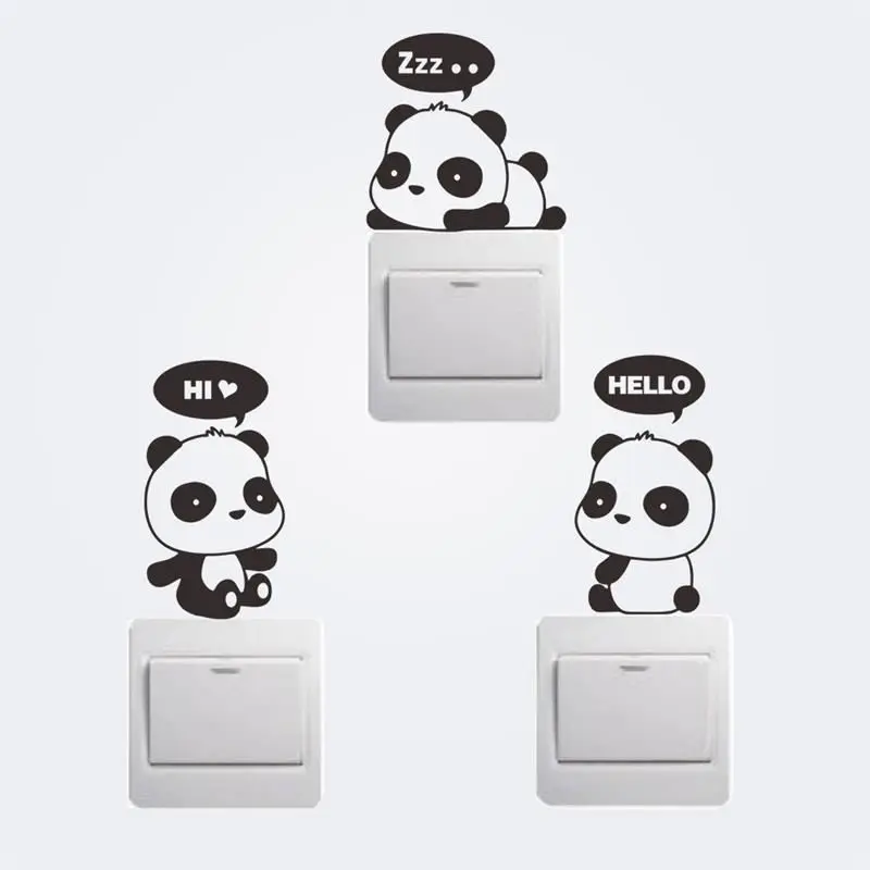 3 funny pandas switch stickers cartoon wall decoration 351. diy vinyl adesivo de parede home decal mual art poster 4.0
3 funny pandas switch stickers cartoon wall decoration 351. diy vinyl adesivo de parede home decal mual art poster 4.0
