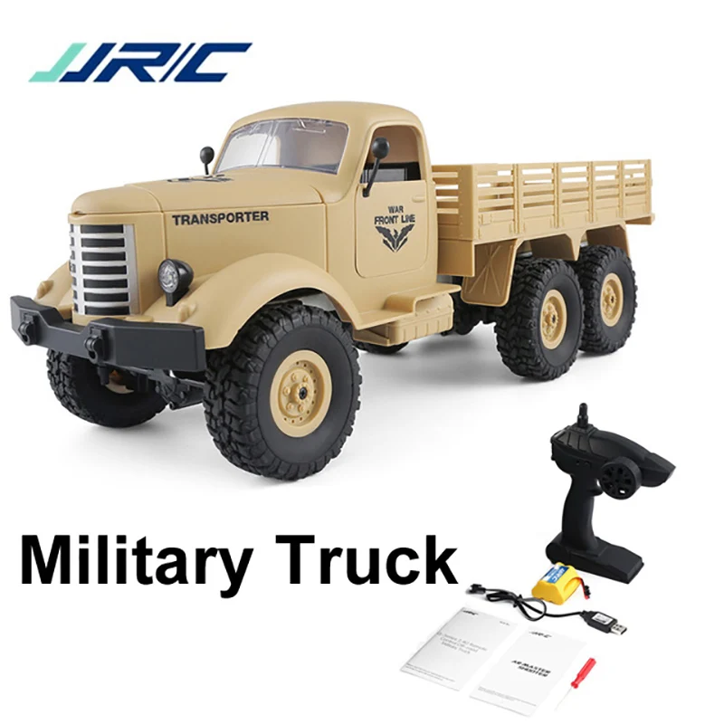 JJRC Q60 6WD RC военный грузовик внедорожник Наклонный амортизатор/скоростное