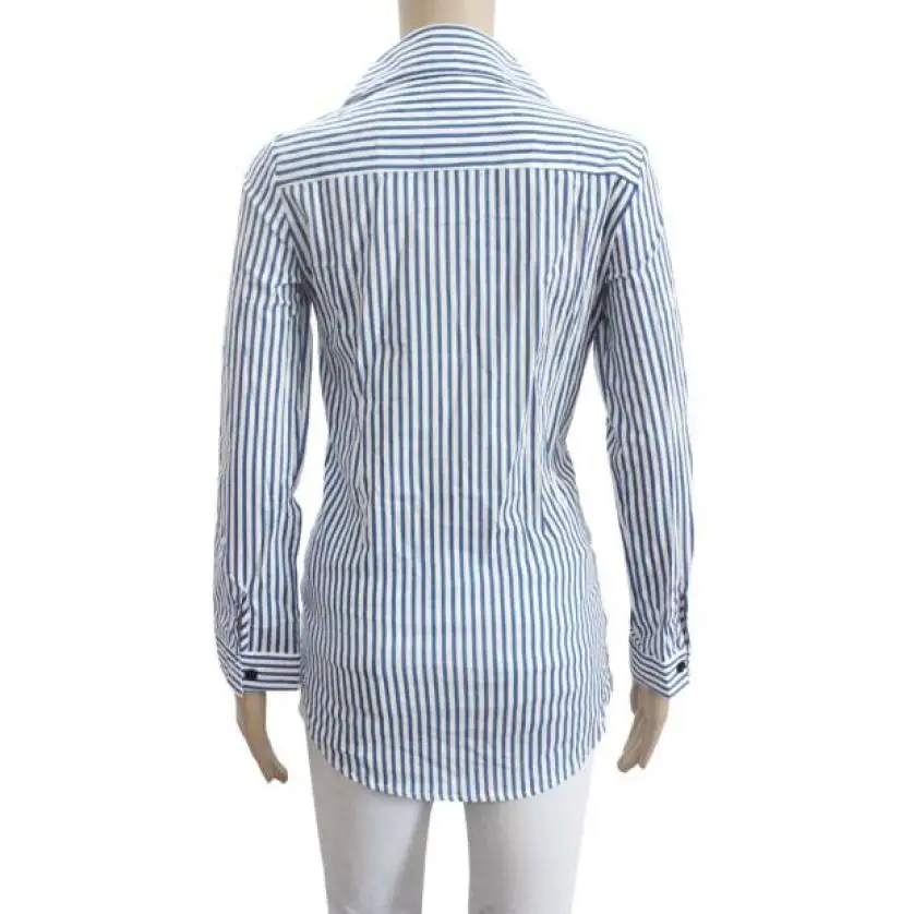 Women Striped Tops 2017 Fashion Work Blouse Office Ladies Long Sleeve Loose Blouse Casual Tops chemise longue femme High Quality
Women Striped Tops 2017 Fashion Work Blouse Office Ladies Long Sleeve Loose Blouse Casual Tops chemise longue femme High Quality