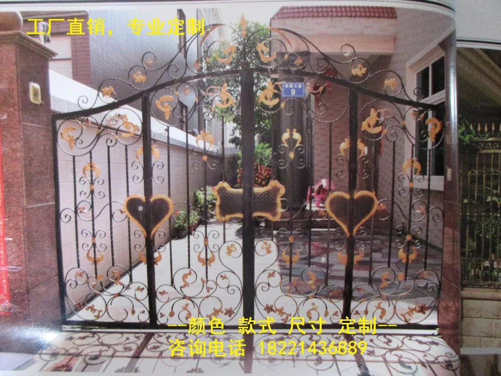 custom made wrought iron gates designs whole sale wrought iron gates metal gates steel gates hc-g104
custom made wrought iron gates designs whole sale wrought iron gates metal gates steel gates hc-g104