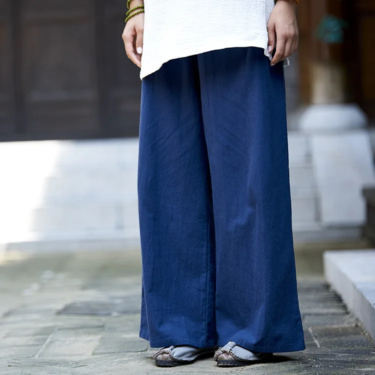 Spring Summer Cotton And Linen Loose Original Chinese Style All Match Wide Leg Women Pants
Spring Summer Cotton And Linen Loose Original Chinese Style All Match Wide Leg Women Pants