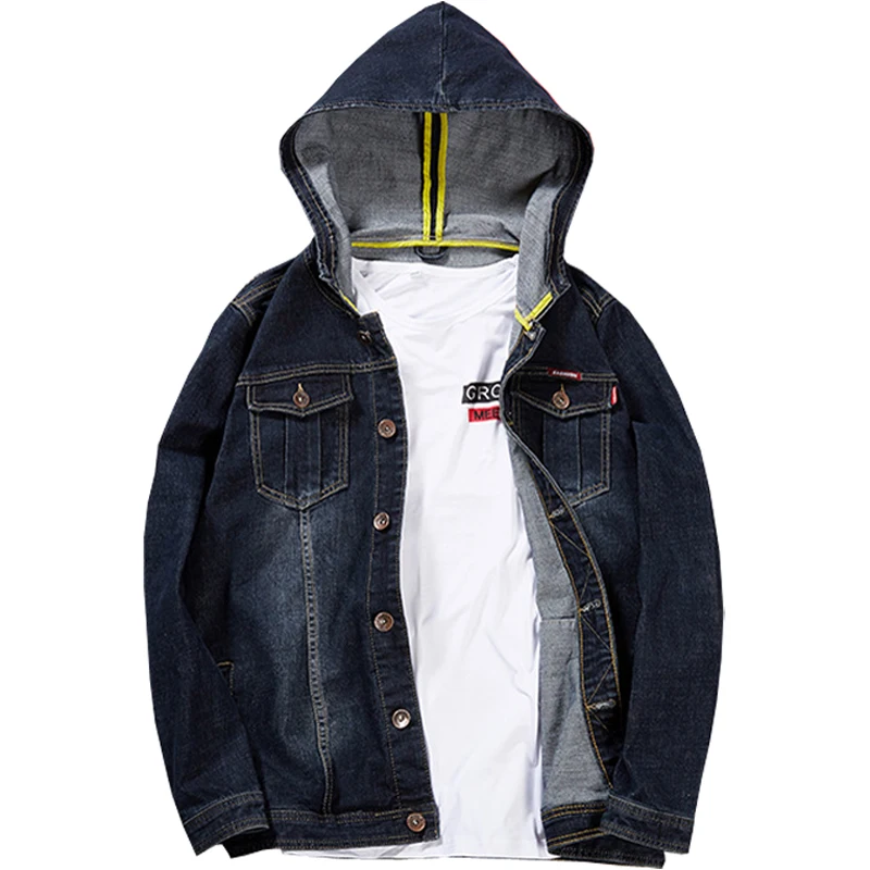 Spring autumn denim jacket men's plus size male loose Turn-down Collar coat big size with hoody Outerwear & Coats 2xl- 7xl 8xl
Spring autumn denim jacket men's plus size male loose Turn-down Collar coat big size with hoody Outerwear & Coats 2xl- 7xl 8xl
