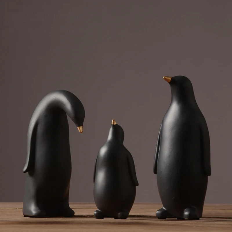 Retro decoration Penguin family living room children's room decoration study desk bookcase family a housewarming gift
Retro decoration Penguin family living room children's room decoration study desk bookcase family a housewarming gift
