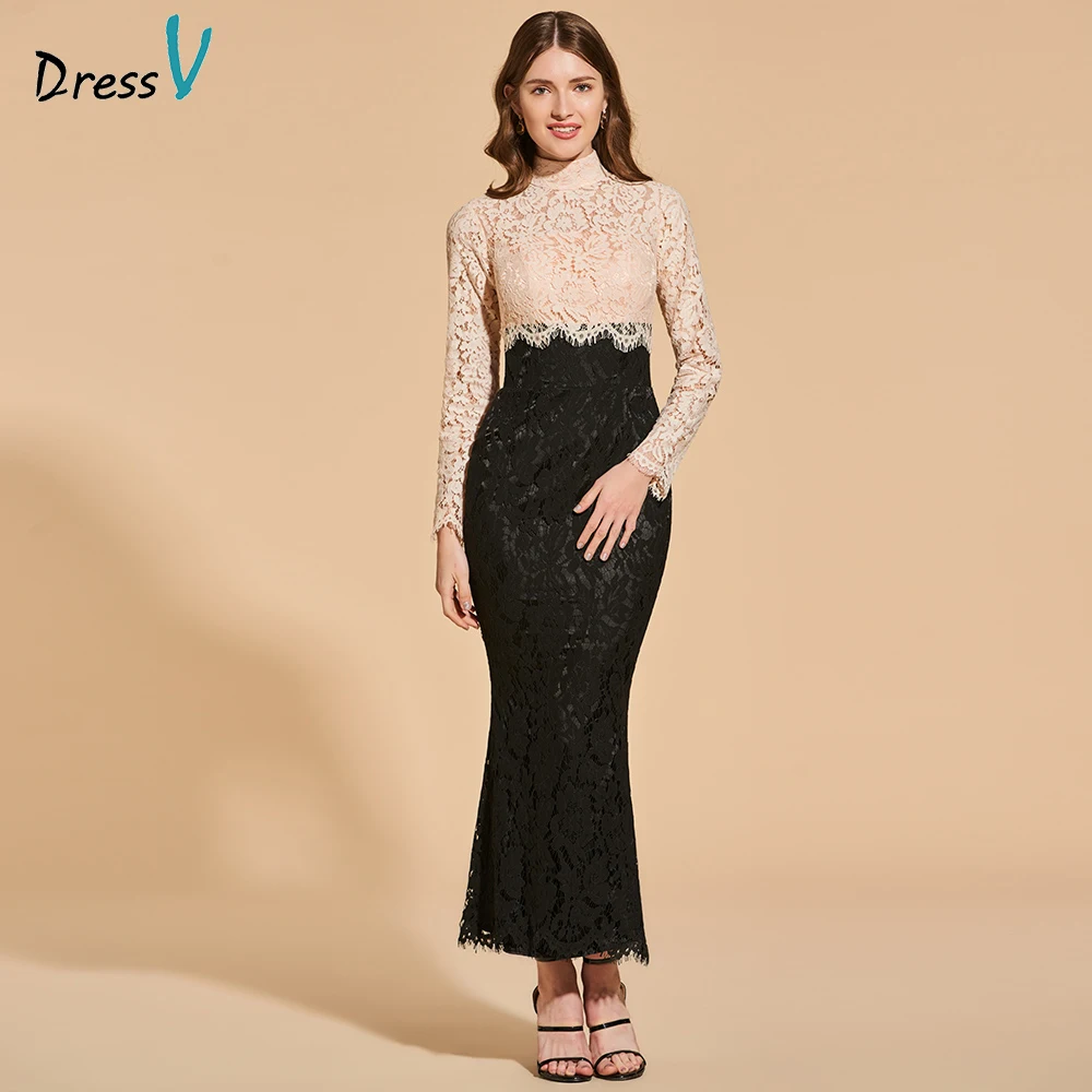 Dressv cocktail dress elegant high neck ankle length button mermaid appliques lace wedding party formal dress cocktail dresses
Dressv cocktail dress elegant high neck ankle length button mermaid appliques lace wedding party formal dress cocktail dresses
