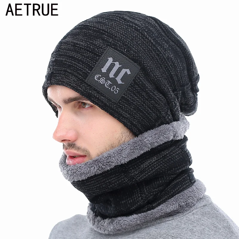 AETRUE Winter Knitted Hat Beanies Men Women Scarf Caps Mask Gorras Bonnet Warm Baggy Winter Hats For Men Skullies Beanies Hats
AETRUE Winter Knitted Hat Beanies Men Women Scarf Caps Mask Gorras Bonnet Warm Baggy Winter Hats For Men Skullies Beanies Hats