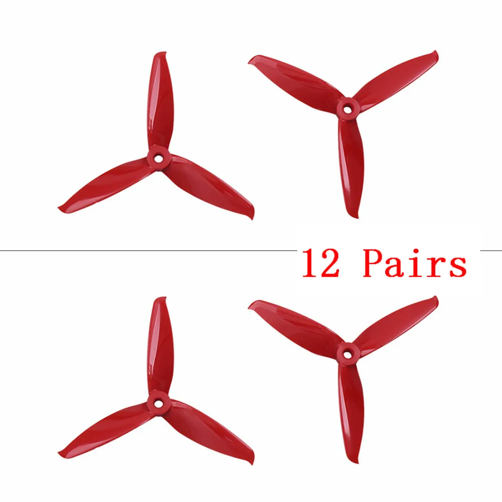 

8 Pair Gemfan 5152 PC 3 Blade Cw Ccw Propeller Prop Compatible 2205 Brushless Motor for FPV Racer Quadcopter