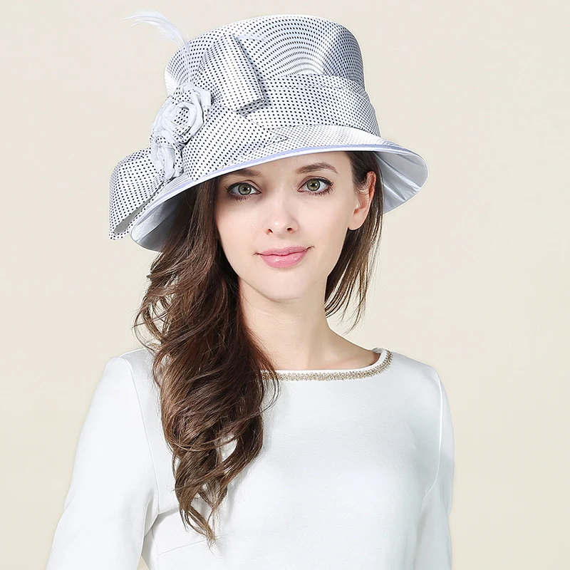 Women White Fecoras Hat Girls Sinamay Kentucky Derby Hats Linen Wedding Dress Hats Elegant Ladies Wide Brim Party Cap B-8660
Women White Fecoras Hat Girls Sinamay Kentucky Derby Hats Linen Wedding Dress Hats Elegant Ladies Wide Brim Party Cap B-8660