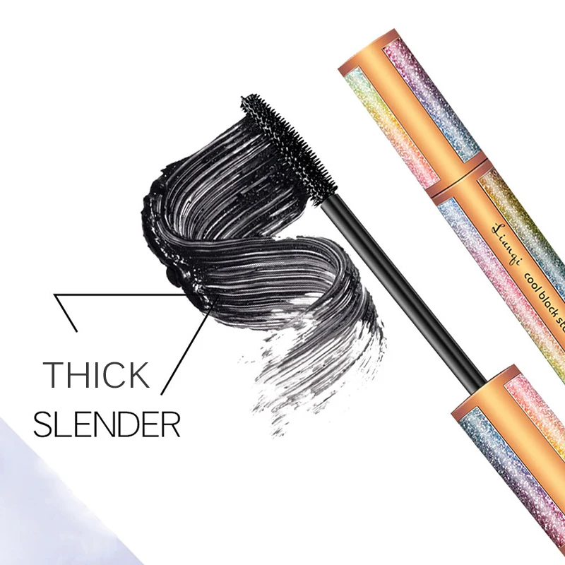 1 Pcs 4D Lengthen Mascara Curling Dense Eyelash Waterproof Nourishing Mascara 669