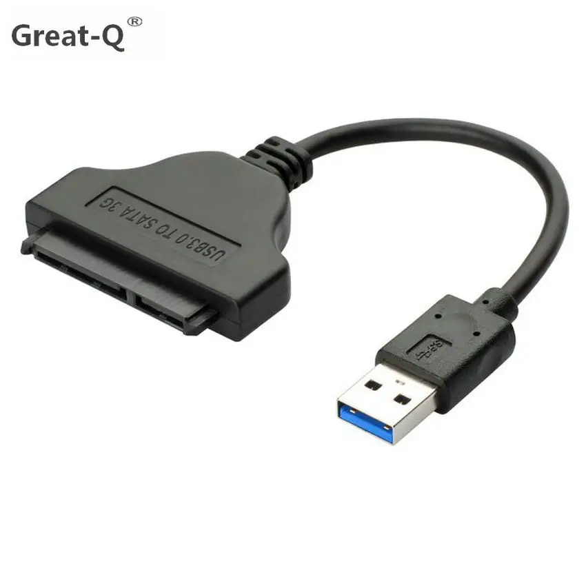 USB 3 0 для SATA 22 Pin 2 5 дюйма драйвер жесткого диска SSD адаптер кабель конвертер|usb 3.0 to