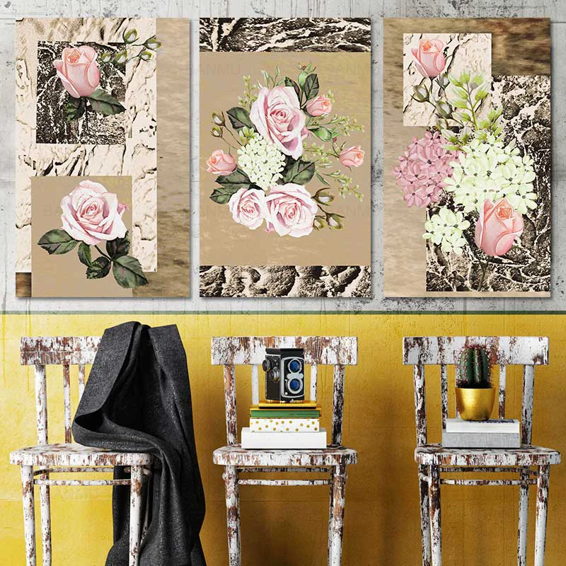 3 pieces canvas pictures Wall art abstract flowers paintings for HD posters prints living room home decoration no frame
3 pieces canvas pictures Wall art abstract flowers paintings for HD posters prints living room home decoration no frame