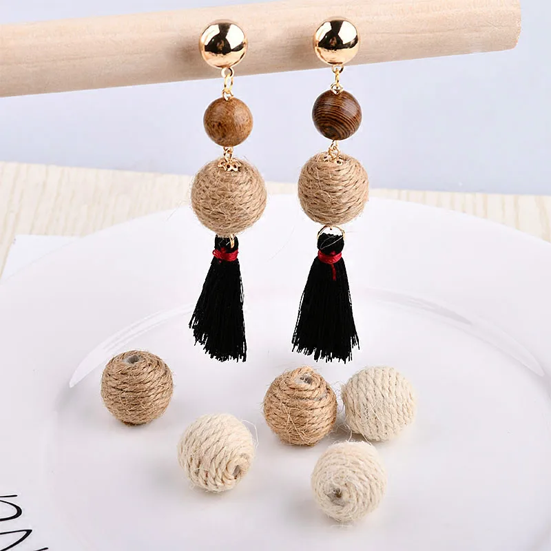 South Korean handmade DIY rope woven hemp rope for bead earrings pendant earrings earring
South Korean handmade DIY rope woven hemp rope for bead earrings pendant earrings earring