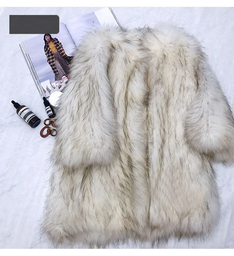 Long Knitted Real Nature White Raccoon Fur Coat Crochet Outwear Jacket Garment Overcoat Party Shawl 3XL 4XL 5XL 6XL 7XL
Long Knitted Real Nature White Raccoon Fur Coat Crochet Outwear Jacket Garment Overcoat Party Shawl 3XL 4XL 5XL 6XL 7XL