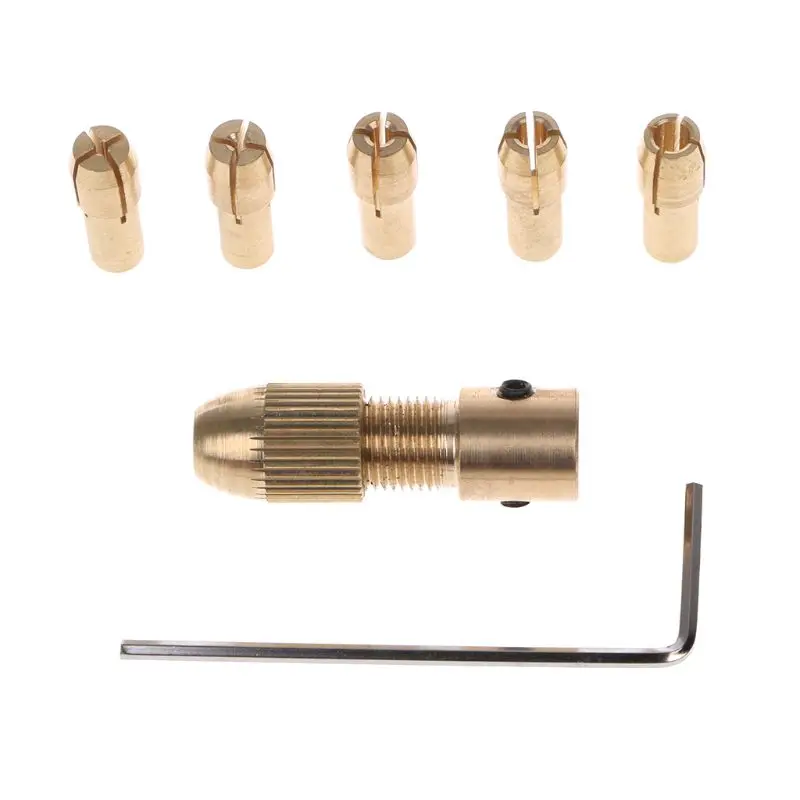 7Pcs/Set 2/2.35/4.05/5.05mm Electric Motor Shaft Mini Chuck Fixture Clamp 0.5-3.0mm Small To Drill Bit Micro Chuck Fixing Device
7Pcs/Set 2/2.35/4.05/5.05mm Electric Motor Shaft Mini Chuck Fixture Clamp 0.5-3.0mm Small To Drill Bit Micro Chuck Fixing Device