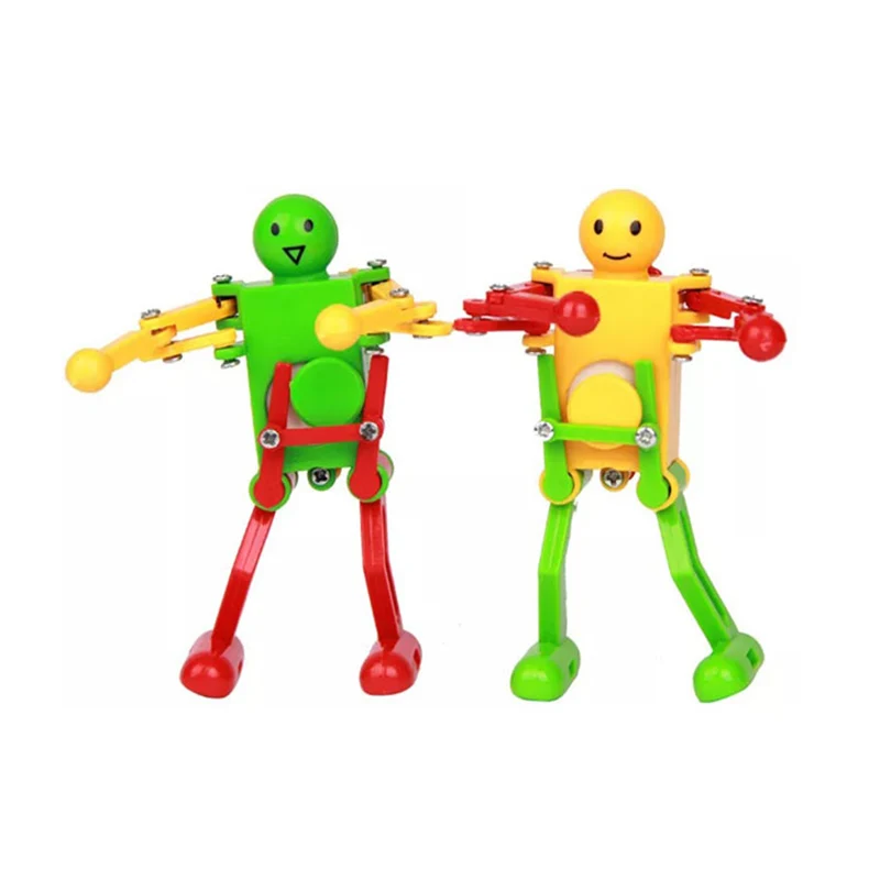 Новые Классические игрушки роботы мини сделай сам детские пластиковые заводные