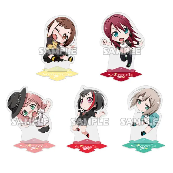 Bang Dream! Акриловая подставка для аниме игры Mitake Ran Aoba Moca ueхара Himari Udagawa Tomoe Hazawa