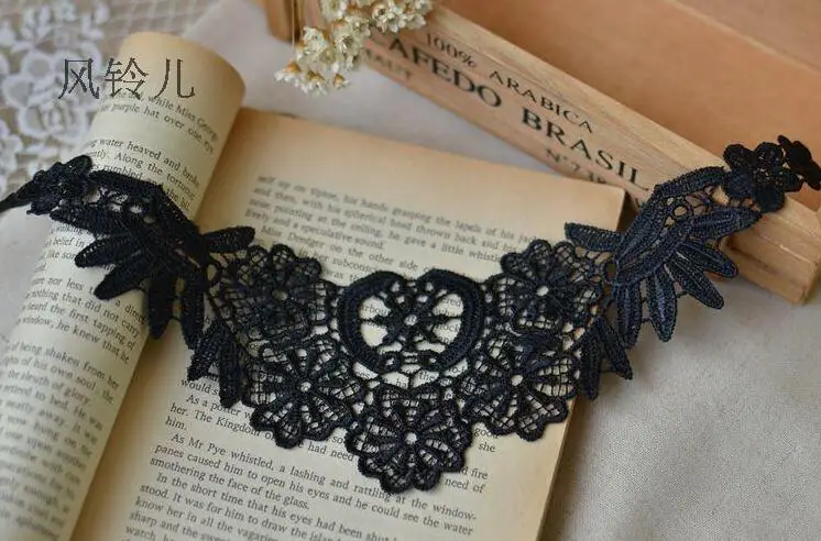 1 шт. детская Кружевная аппликация 30*6 7 см|neckline lace collar|lace collarlace applique |