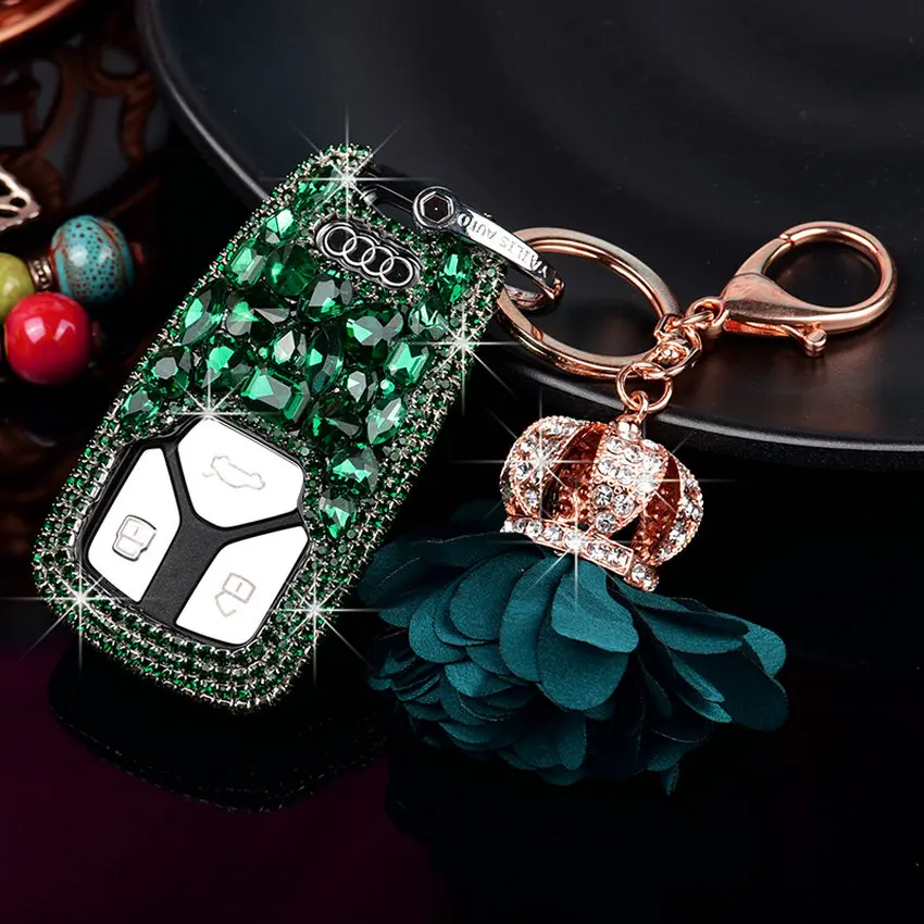 Lady Style 3 Button Crystal Diamond Car Key Fob Cover Case For Audi A4 New A4L 8S 2017 2016 A5 A6L QT S5 S7 Q5 Q7 TT TTS Allroad
Lady Style 3 Button Crystal Diamond Car Key Fob Cover Case For Audi A4 New A4L 8S 2017 2016 A5 A6L QT S5 S7 Q5 Q7 TT TTS Allroad