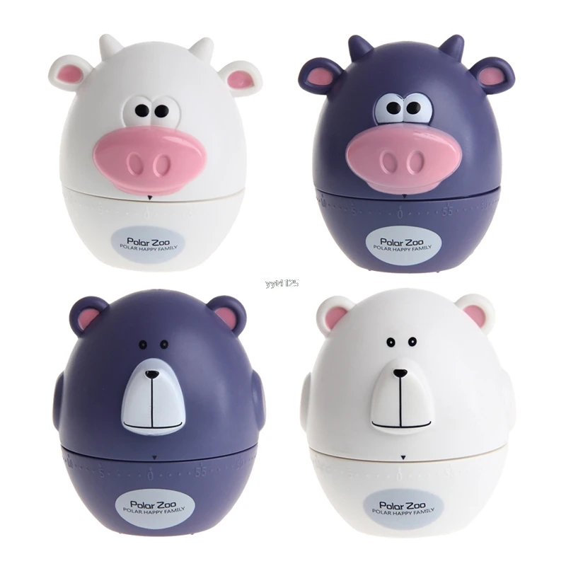 Fashion Design New Bear Cow Timer Mechanical Wind Up 60 Minutes Kitchen accessories Gadget Novelty
Fashion Design New Bear Cow Timer Mechanical Wind Up 60 Minutes Kitchen accessories Gadget Novelty