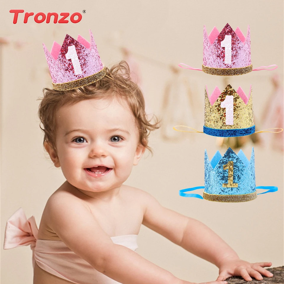 Tronzo First Birthday Crown Birthday Party Decorations Kids 1st Birthday Party Hat Girl Boy Hair Headband Kids Baby Shower Decor
Tronzo First Birthday Crown Birthday Party Decorations Kids 1st Birthday Party Hat Girl Boy Hair Headband Kids Baby Shower Decor