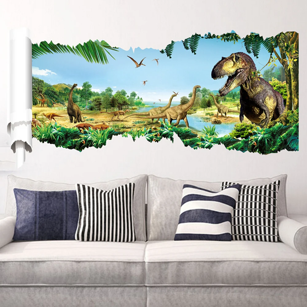 Decorative home wall decor dinosaur stickers removable kids bedroom wall decals 3d living room wall pictures
Decorative home wall decor dinosaur stickers removable kids bedroom wall decals 3d living room wall pictures
