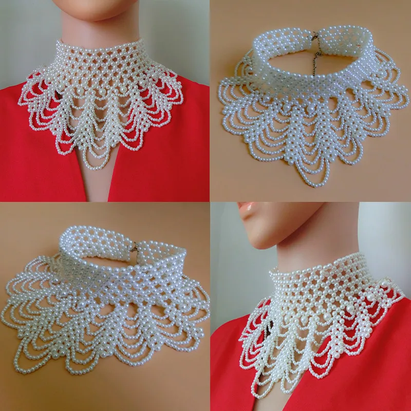 Wedding Bolero Luxury high Neck Pearls Beading White Necklace for Wedding Accessories for Evening Party Kleider Hochzeit
Wedding Bolero Luxury high Neck Pearls Beading White Necklace for Wedding Accessories for Evening Party Kleider Hochzeit
