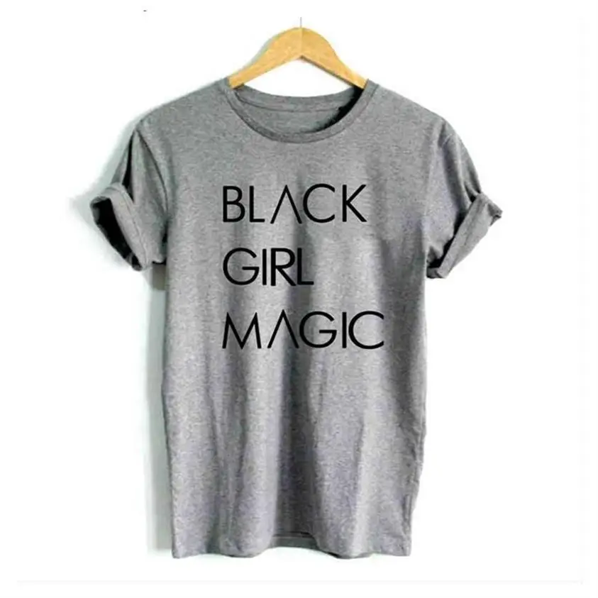 New Short Sleeve Cotton T-Shirt For Women BLACK GIRL MAGIC Letters Print Top Tshirt Women T-Shirt Tumblr Graphic Tees Women
New Short Sleeve Cotton T-Shirt For Women BLACK GIRL MAGIC Letters Print Top Tshirt Women T-Shirt Tumblr Graphic Tees Women