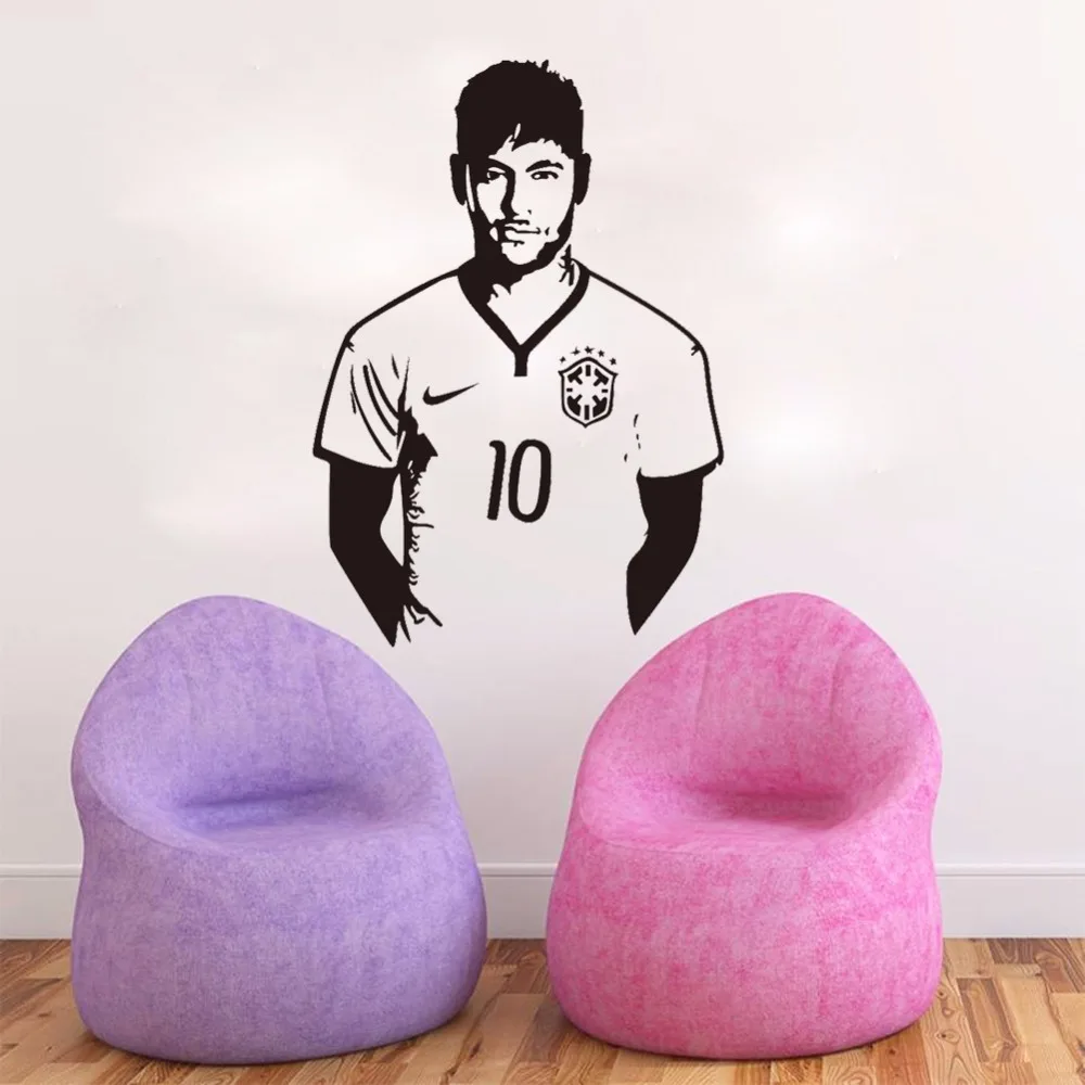 Neymar Junior Soccer Wall Sticker Football Player Barcelona Vinyl Poster Decal Decor Sports sticker
Neymar Junior Soccer Wall Sticker Football Player Barcelona Vinyl Poster Decal Decor Sports sticker