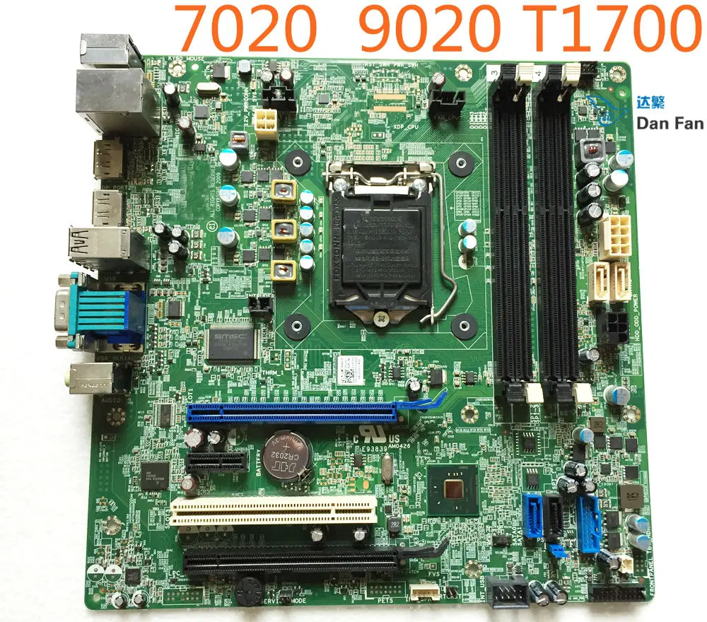 

2PCS For DELL Optiplex 9020 MT 7020 MT T1700 Desktop Motherboard CN-01PCY1 F5C5X PC5F7 CN-0N4YC8 Mainboard 100%tested fully work