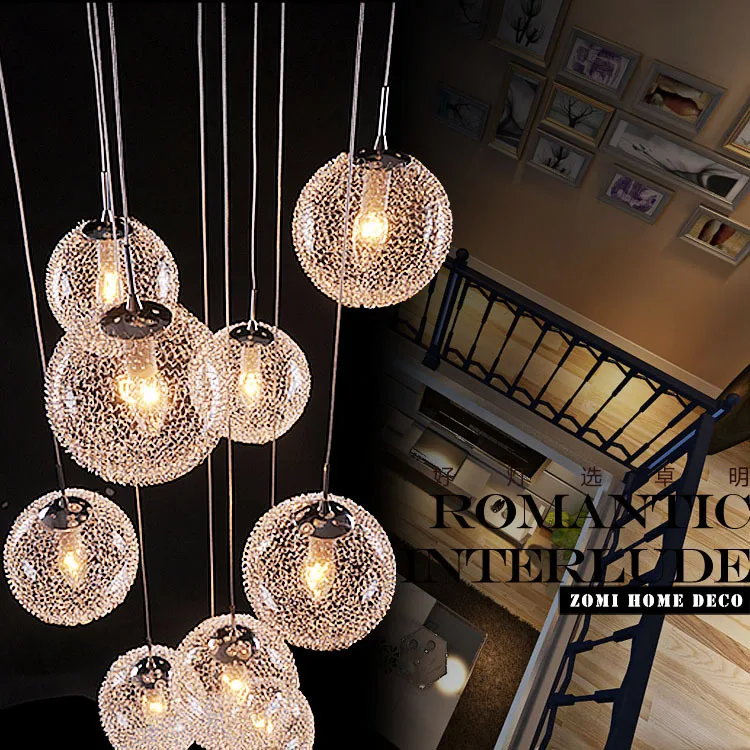 Direct Selling Pendant Lamps Round Large Long Stair E14 Round Ball Chandelier 10 Lights lustres de teto Glass
Direct Selling Pendant Lamps Round Large Long Stair E14 Round Ball Chandelier 10 Lights lustres de teto Glass