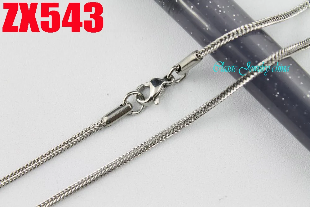 14"-38" length 1.5mm square foxtail chain stainless steel necklace fashion Sweater chain punk jewelry 20pcs ZX543
14"-38" length 1.5mm square foxtail chain stainless steel necklace fashion Sweater chain punk jewelry 20pcs ZX543